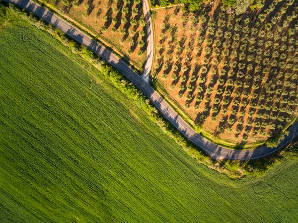 Vista aérea desde la vista superior — Foto de Stock