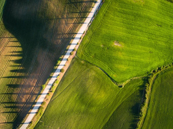 Letecký pohled z pohledu shora — Stock fotografie