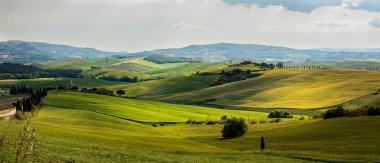 Güzel ve mucizevi bahar panorama