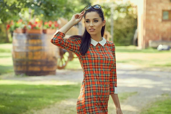 Sommer Porträt hübsches Mädchen — Stockfoto