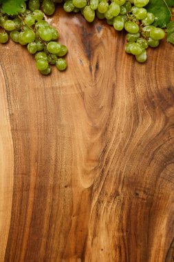 Olgun beyaz üzümler