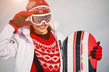 Spor kadın snowboard 