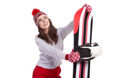 Model giyen kış kıyafeti  