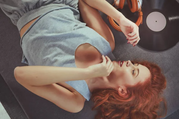 Dinlenme seksi kadın görüntüsünü — Stok fotoğraf