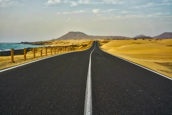 Khas lanskap pulau Fuerteventura — Stok Foto