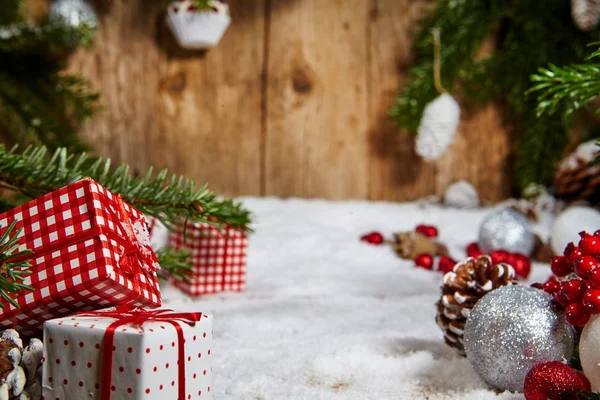 Schöner weihnachtlicher Hintergrund — Stockfoto