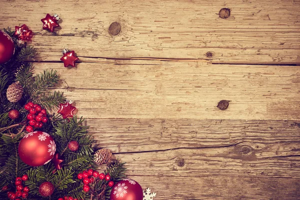 Weihnachten Holz Hintergrund — Stockfoto