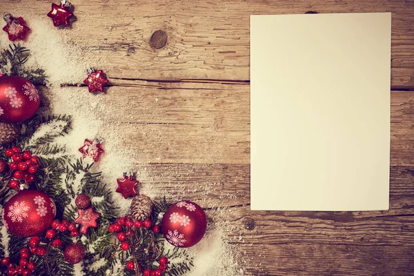 Uma carta ao Pai Natal — Fotografia de Stock