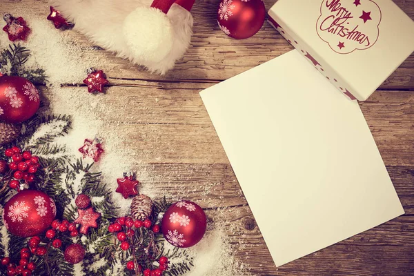 Uma carta ao Pai Natal — Fotografia de Stock