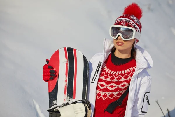 Seksi snowboard kadın  