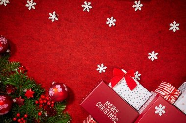 Güzel kutlama Noel arka plan. Yeni yıl