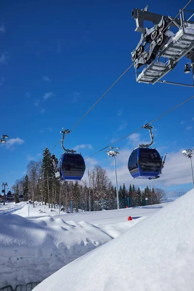 Winter skigebied — Stockfoto