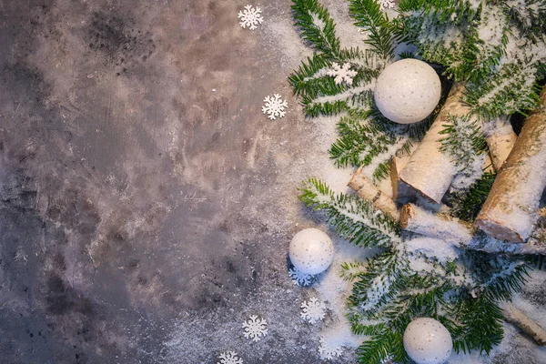 Sfondo natalizio con decorazione festiva - Buon Natale — Foto Stock