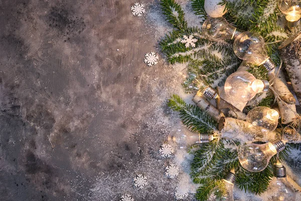 Weihnachten Hintergrund mit festlicher Dekoration - frohe Weihnachten — Stockfoto