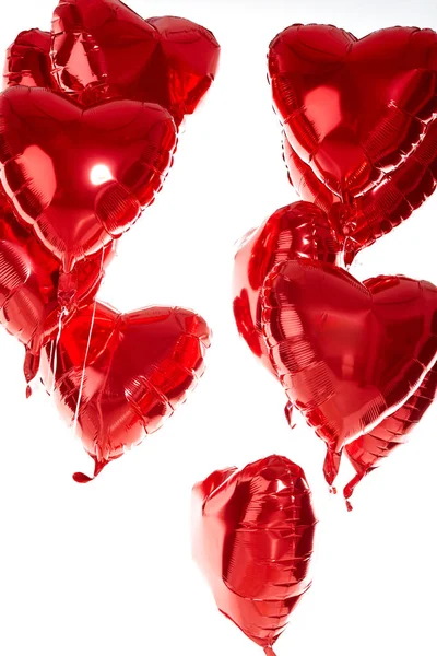 Background of red party balloons — Stock Photo, Image