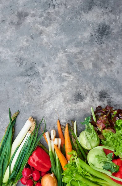 生鲜的蔬菜 背景简朴 健康饮食的概念 维生素 免疫力 — 图库照片