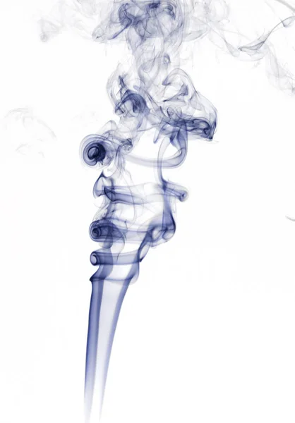 Абстрактный легкий дым на белом фоне — стоковое фото