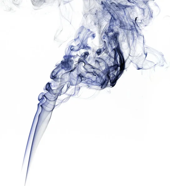 Abstrato fumaça leve sobre um fundo branco — Fotografia de Stock