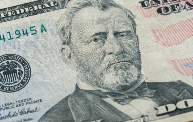 Ulysses S. Grant bize elli yüz veya makro 50 dolar bill