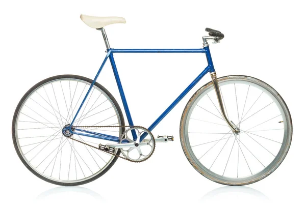 Elegante bicicleta hipster aislada en blanco —  Fotos de Stock