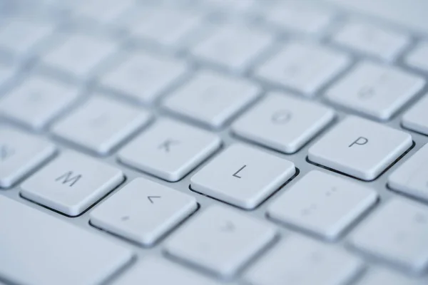 クローズ アップのラップトップのキーボード — ストック写真