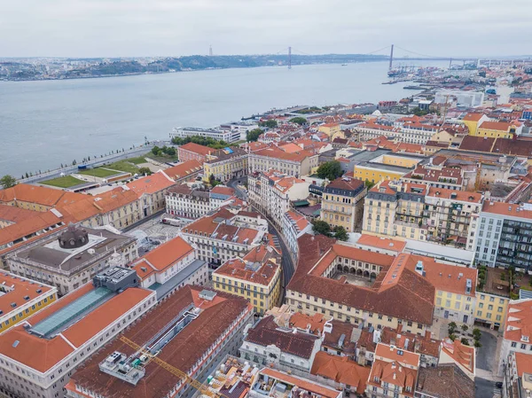 Lisbon dari pandangan mata burung — Stok Foto