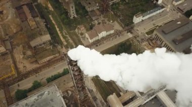 Fabrika duman yığın - petrol rafineri, Petrokimya veya kimyasal tesis