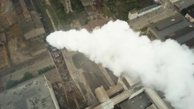 Fabrika duman yığın - petrol rafineri, Petrokimya veya kimyasal tesis