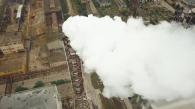 Fabrika duman yığın - petrol rafineri, Petrokimya veya kimyasal tesis