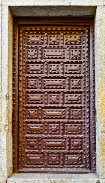 Porta de madeira velha — Fotografia de Stock