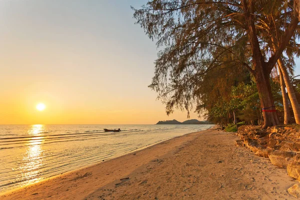 Pôr do sol mar ebb — Fotografia de Stock