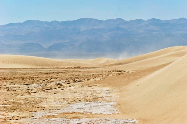 Dunas de areia, Vale da Morte, Califórnia — Fotografia de Stock