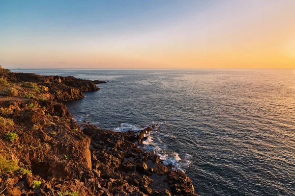 大海日落美景 — 图库照片