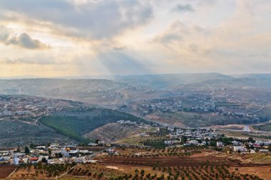 İsrail günbatımı manzara 