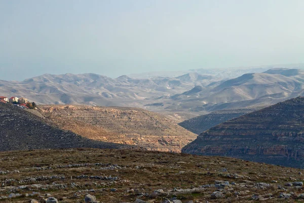 Vista al desierto de Negev — Foto de Stock