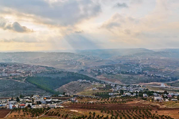 Israelische Sonnenuntergangslandschaft — Stockfoto
