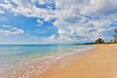 Egzotik tropikal plaj.