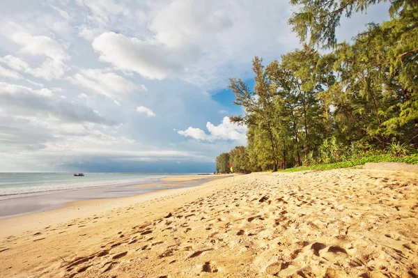 Gün batımı ebb manzara