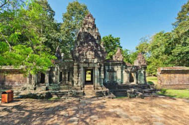 Antik khmer Budist tapınağı angkor wat kompleksi içinde