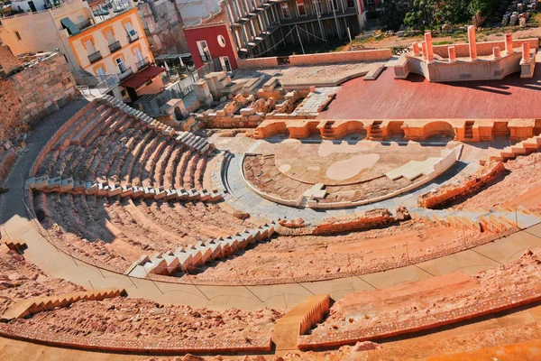 Ruínas do anfiteatro romano — Fotografia de Stock