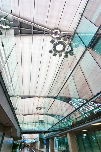 Abstract window at the airport — Stock Photo, Image