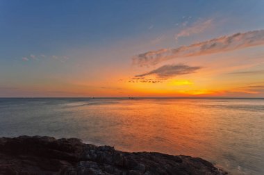 Deniz günbatımı Manzaralı