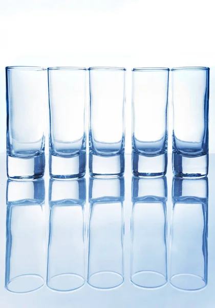 Glazen voor wodka — Stockfoto