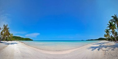 Egzotik tropikal plaj.