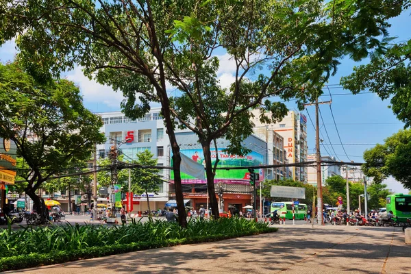 Verkeer van Ho Chi Minh City — Stockfoto