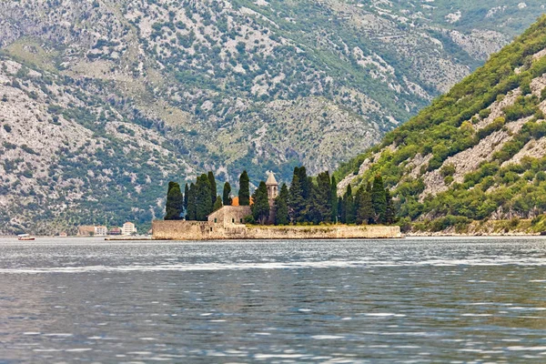 Biara Santo Georgius Benedictian di pulau Santo Georgius Ostrvo S — Stok Foto