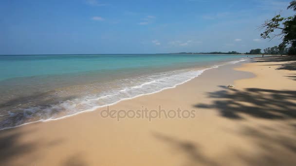 Egzotikus trópusi strand. — Stock videók