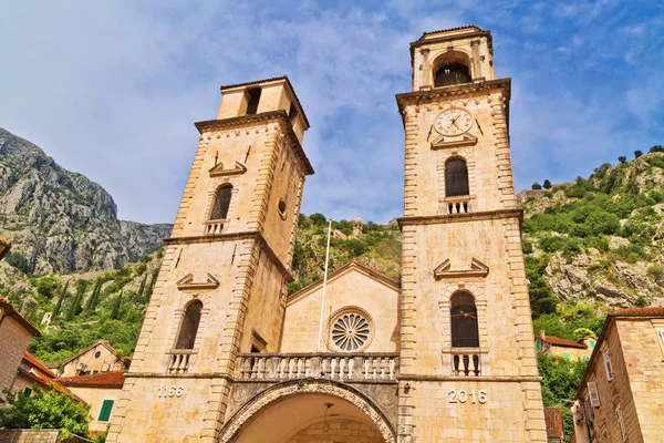 Cathedral of Saint Tryphon in Kotor — Stock Photo, Image