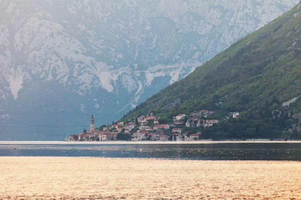 Sera in città di mare — Foto Stock