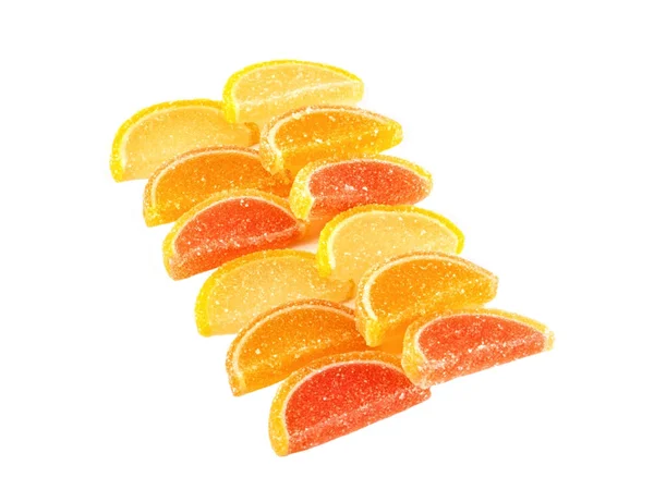 Vruchtengelei in vorm citrus — Stockfoto